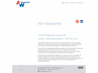 awhaustechnik.ch Webseite Vorschau