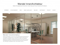 wendel-innenarchitektur.de Webseite Vorschau