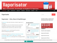 vaporisator-tests.de Webseite Vorschau