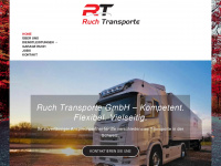 ruch-transporte.ch Webseite Vorschau