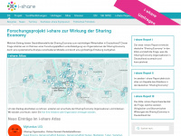 i-share-economy.org Webseite Vorschau