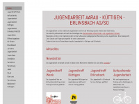 jugendarbeitaarau.ch Webseite Vorschau