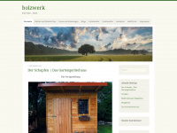 holzwerk.wordpress.com Webseite Vorschau
