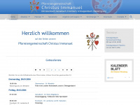 pg-christus-immanuel.de Webseite Vorschau