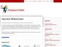 polysport-wallis.ch Webseite Vorschau