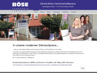 boese-zahnaerzte-lunestedt.de Webseite Vorschau