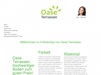 oase-terrassen.de Webseite Vorschau