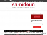 samidoun.net Webseite Vorschau