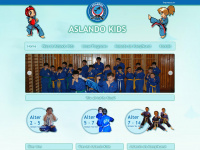 aslando-kids.de Webseite Vorschau
