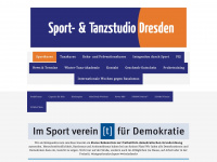 sport-tanz-dresden.de Webseite Vorschau