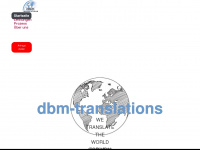 dbm-translations.de Webseite Vorschau