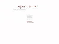 opus-design.ch Webseite Vorschau
