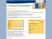 deutsche-feriendomizile.de Webseite Vorschau