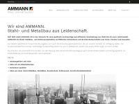 ammann-schlosserei.ch Webseite Vorschau