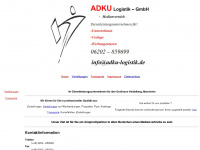 adku-logistik.de Webseite Vorschau