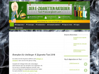 dampfen-fuer-anfaenger.de Webseite Vorschau