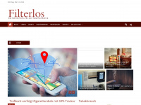 filterlos.at Webseite Vorschau