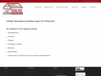 ziegler-bedachungen.ch Webseite Vorschau