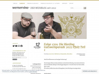 wernervino.com Webseite Vorschau