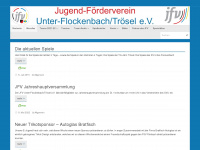 jfv-unterflockenbach-troesel.de Webseite Vorschau