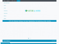 nature-and-more.com Webseite Vorschau