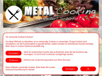 metal-cooking.de Webseite Vorschau