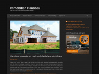 immobilien-hausbau.com Webseite Vorschau