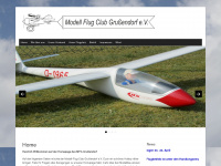 modellflugclub-grussendorf.de Webseite Vorschau