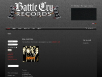 battlecryrecords-onlineshop.de Webseite Vorschau