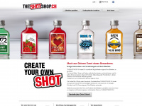 theshotshop.ch Webseite Vorschau