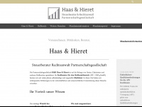 haas-hieret.de Webseite Vorschau