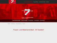 frauenfussball-saaldorf.de Webseite Vorschau