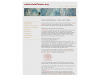natursteinfliesen.org Webseite Vorschau