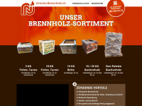 grischa-brennholz.ch Webseite Vorschau