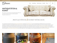 antiquitätenmünchen.de Webseite Vorschau