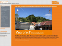 cuprotect.eu Webseite Vorschau