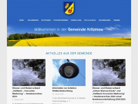gemeinde-kritzmow.de Webseite Vorschau
