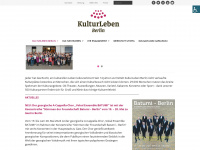 kulturleben-berlin.de Webseite Vorschau