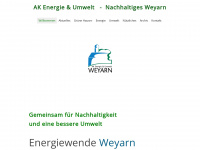 energiewende-weyarn.de Webseite Vorschau