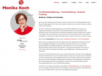 monika-koch-consulting.de Webseite Vorschau
