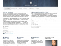 architektendersinne.de Webseite Vorschau