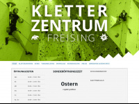 kletterzentrum-freising.de Webseite Vorschau