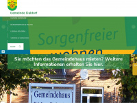 gemeinde-daldorf.de Webseite Vorschau