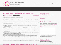 freifunk-schwabach.de Webseite Vorschau