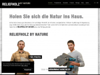 reliefholz.de Webseite Vorschau