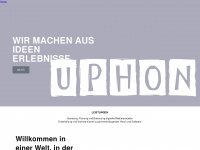 uphon.com Webseite Vorschau