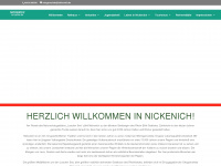 nickenich.de Webseite Vorschau