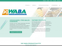 waba.de Webseite Vorschau