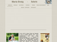 maria-braig.de Webseite Vorschau
