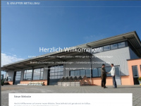 knupfer-metallbau.de Webseite Vorschau